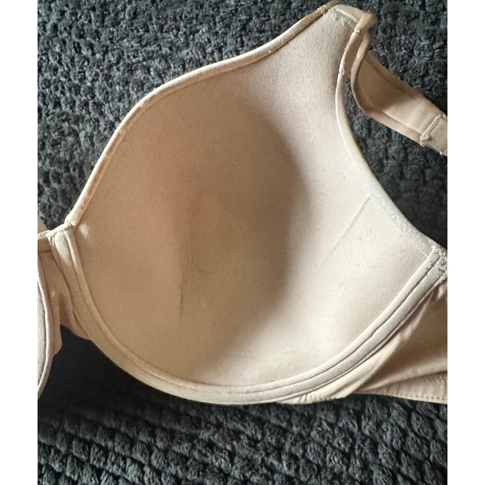 Vanity Fair Beauty Back Full Figure Underwire Bra 36DD Beige 76338 Rhinestone - Picture 9 of 9